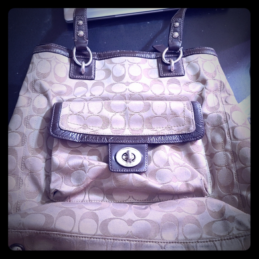 Coach Penelope North South Shoulder Bag